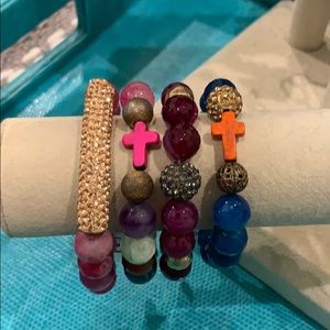Stretch bracelet set